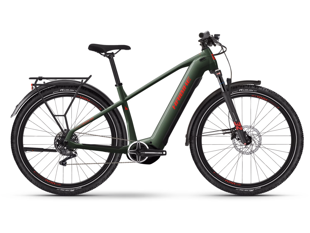 Haibike Trekking 5 High | Trekking E-Bike | 27,5" | 720Wh Yamaha PW-S2 | olivgrün Größe: 45 cm