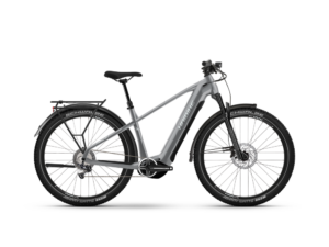 Haibike Trekking 7 High | Trekking E-Bike | 27,5" | 720Wh Yamaha PW-X3 | urban grau / weiß Größe: 45 cm