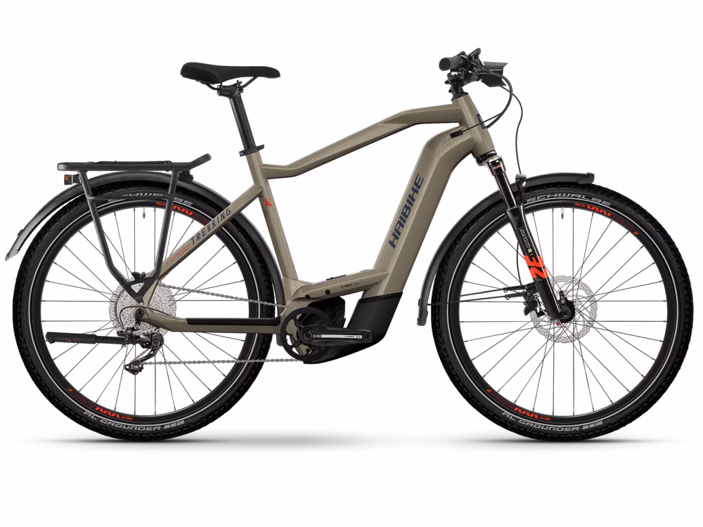 Haibike Trekking 8 High | Trekking E-Bike | 27,5" | 750Wh Bosch CX | sand Größe: 50 cm
