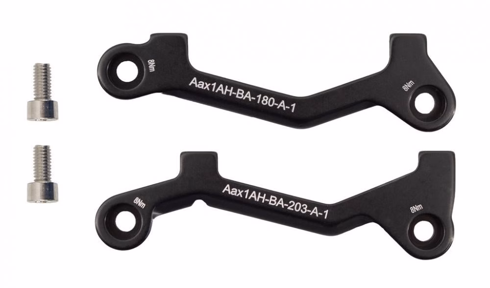 Haibike TRK ALLTRACK Brake Mount Set mit Bremsadapter 180mm 203mm Schrauben