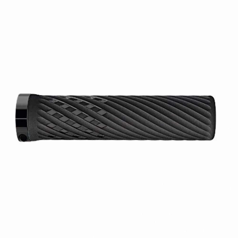 Herrmans Lenkergriffe Luna Lock 130/90mm, Ø 22mm, schwarz, Paar