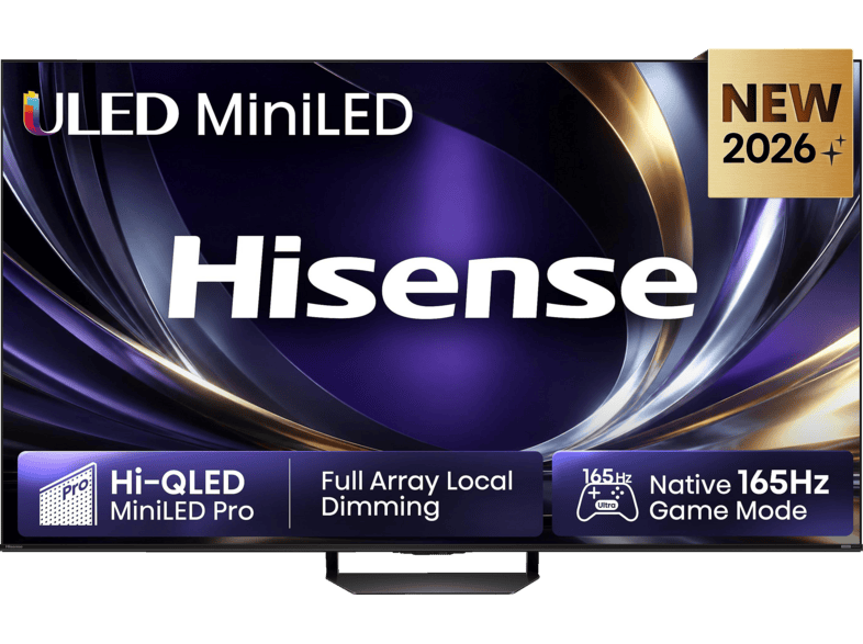 HISENSE 55U7DS PRO MiniLED 4K TV (Flat, 55 Zoll / 139 cm, UHD 4K, SMART TV)