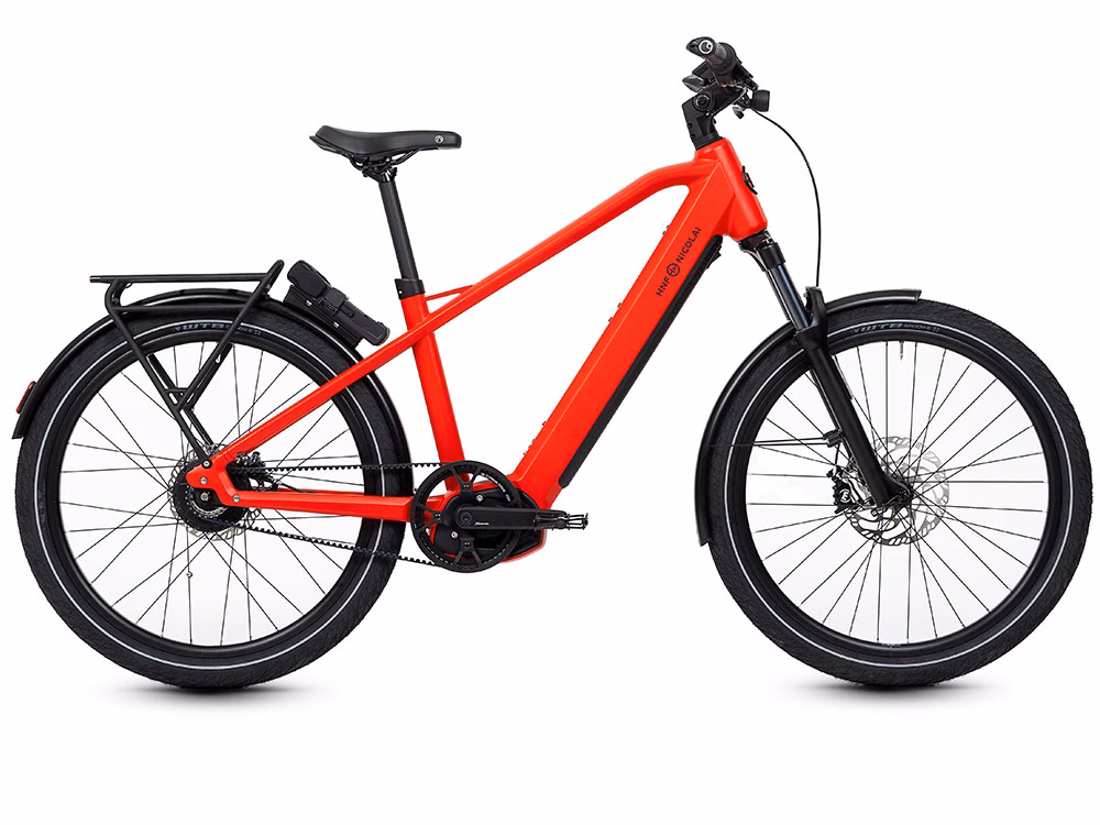 HNF Nicolai XD4 All-Terrain | E-Mountainbike | 27,5" | 750Wh Bosch CX | rot Größe: 45 cm