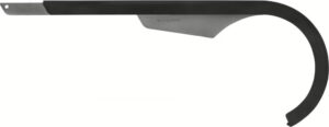 HORN Catena A08B Kettenschutz für Bosch Antrieb bis 44 Zähne 26-28 Zoll 320-420 Millimeter Aluminium schwarz eloxiert offen