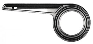 Horn Kettenschutz Alu SL 23 1flügelig silber bis 46 Zähne für Nabenschaltung