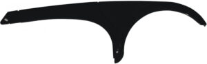 HORN Kettenschutz Catena 02-48 schwarz - 1-flügelig, für 2-fach und 3-fach Kettenradgarnituren bis 48 Zähne, 26/28 Zoll, längenverstellbar