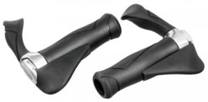 Humpert/Ergotec Ergotec Multiflex-Griffe AKSB-10/3 schwarz/silber 87/87mm - Griffgummi - Ergonomische Griffe