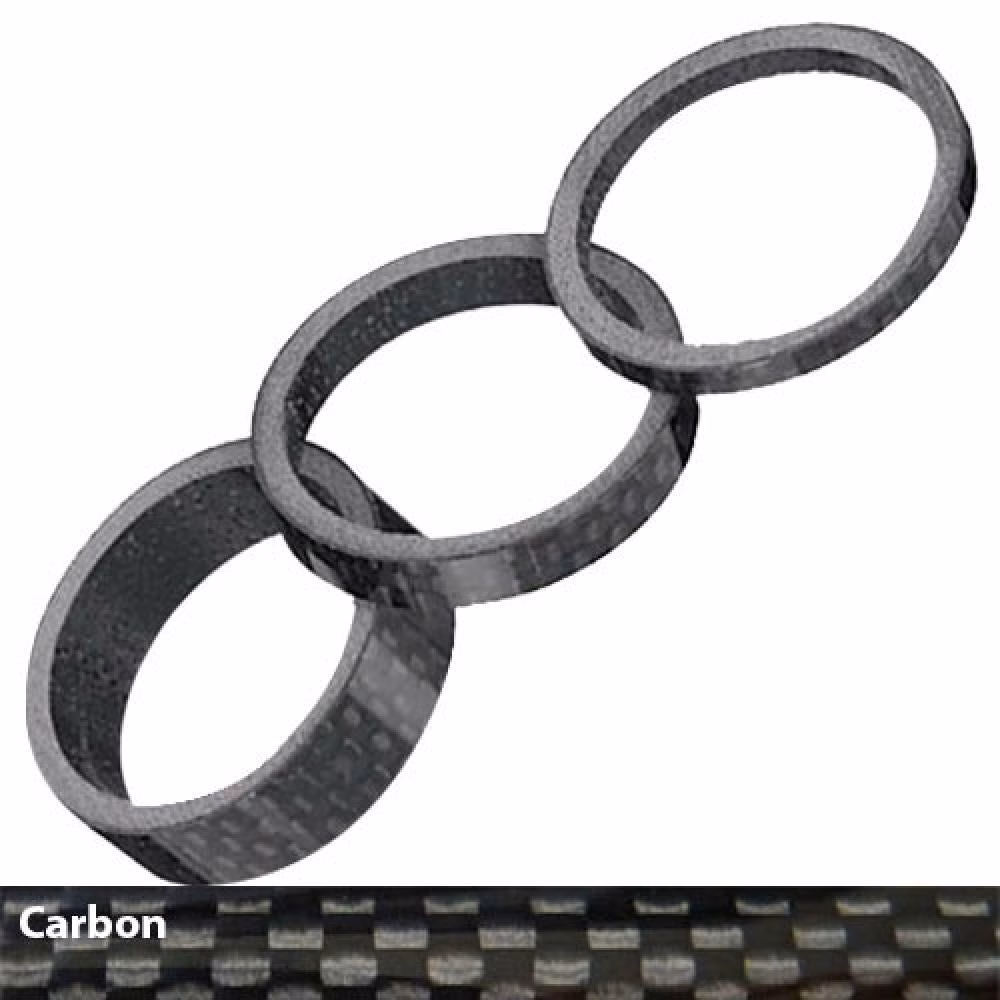 Humpert, Spacer 1 1/8" Carbon 3mm, 66222000