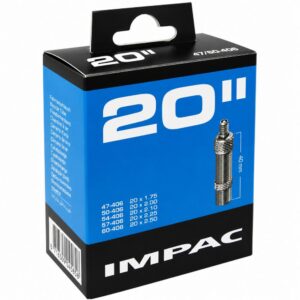 Impac Fahrradschlauch 20 Zoll - 47/60-406, DV 40 mm