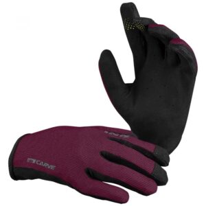 IXS Sports Division iXS Carve Women Gloves XS Raisin - ergonomische MTB-Damenhandschuhe