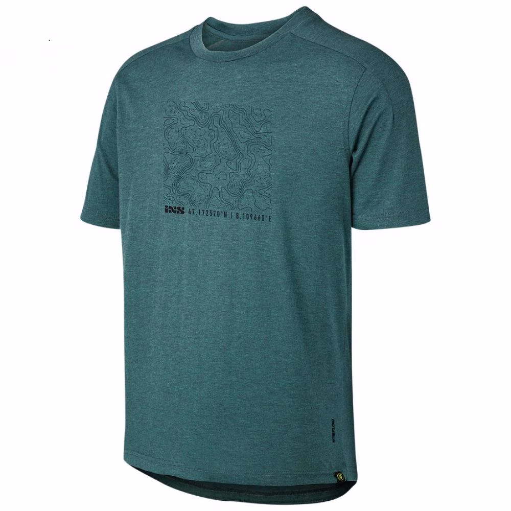 IXS Sports Division iXS Flow Contour Tech Tee S Everglade - atmungsaktives Bike-Shirt in moderner Ausführung