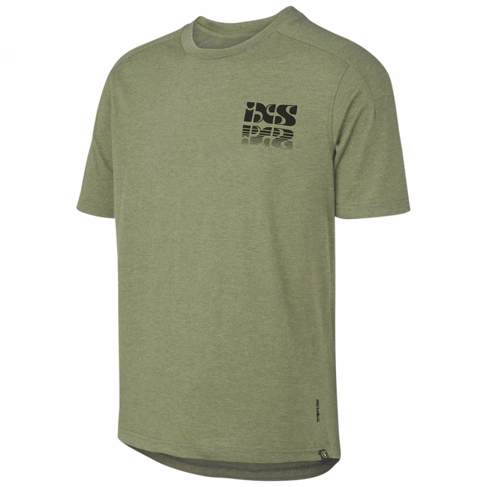 IXS Sports Division iXS Flow Mirror Tech Tee S olive - funktionelles Bike-Shirt im Casual Look