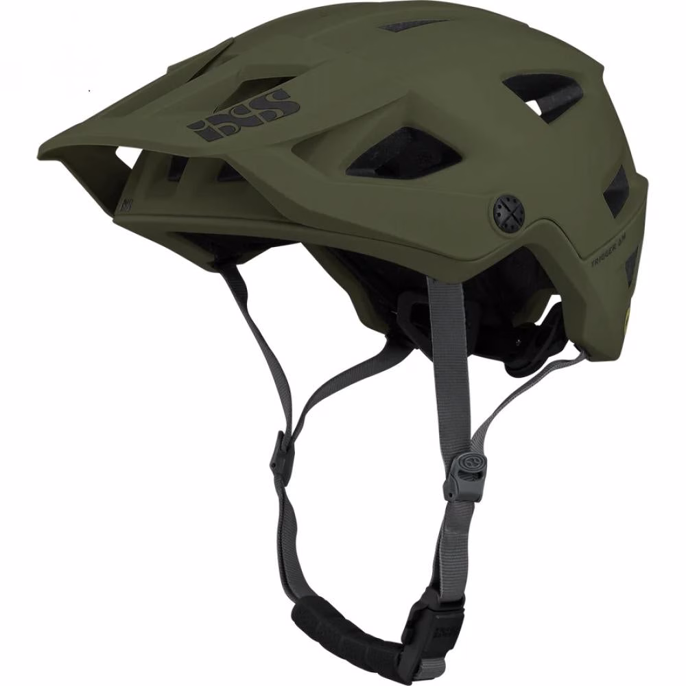 IXS Sports Division iXS Trigger AM MIPS helmet M olive - sicherer All-Mountain-Helm