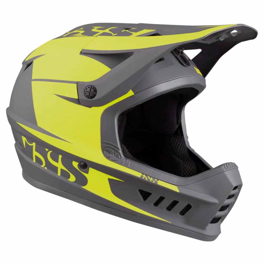 IXS Sports Division iXS XACT Evo helmet L/XL Lime-Graphite - Fullface-Helm für Downhill & Enduro