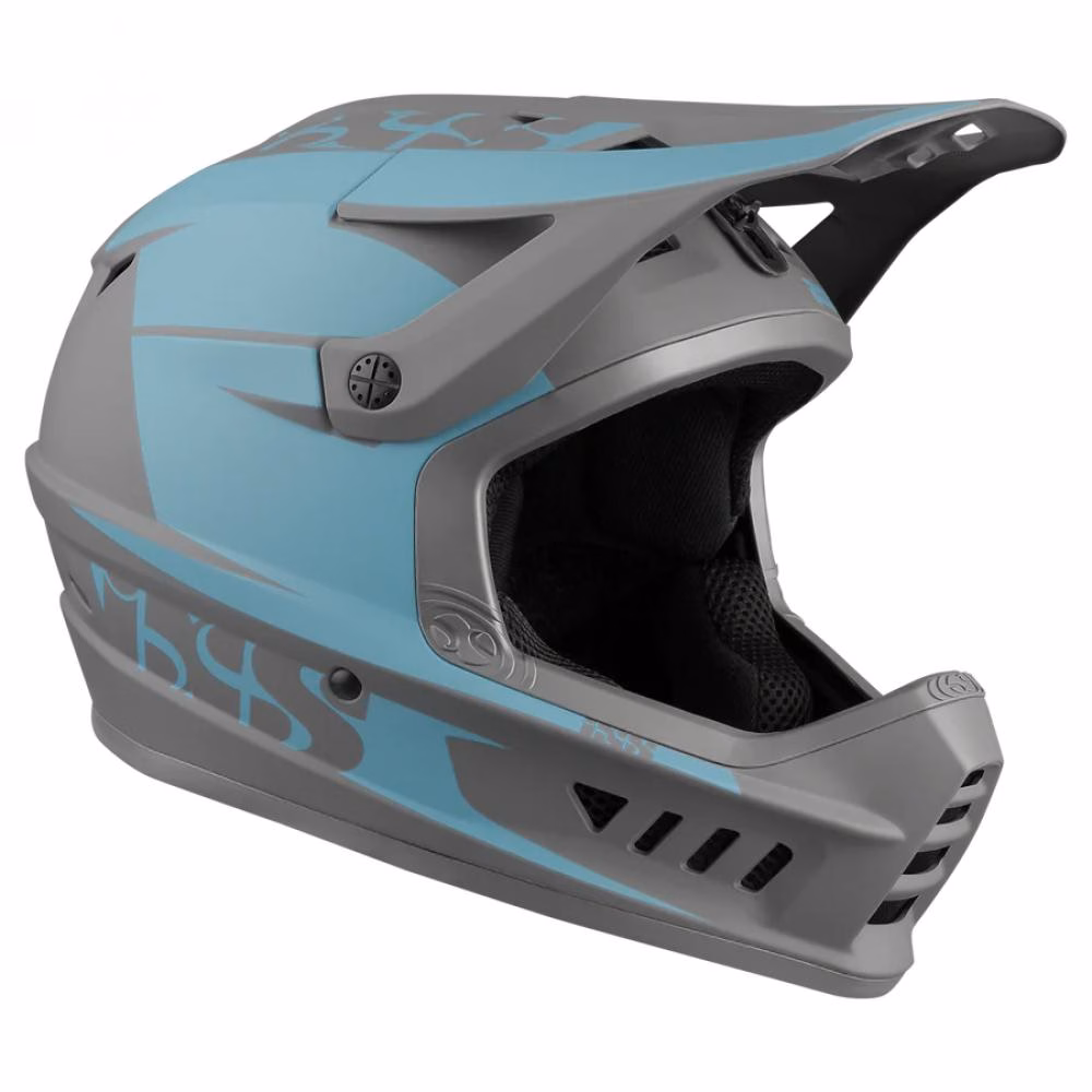IXS Sports Division iXS XACT Evo helmet L/XL Ocean-Graphite - Fullface-Helm mit Top-Belüftung