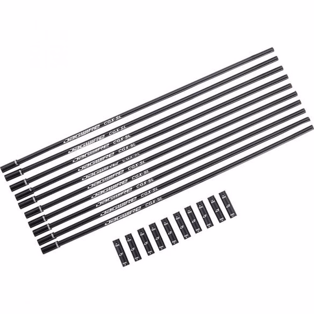 Jagwire Außenhüllensegmente für Schaltwerk (enge Radien) 240 mm Schwarz - flexible moderne Ausführung