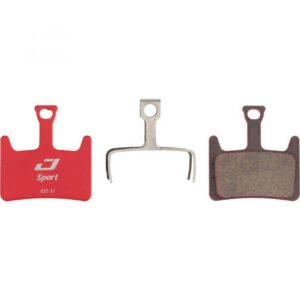 Jagwire Bremsbeläge Disc Sport Semi-Metallic rot - hohe Haltbarkeit für Scheibenbremsen