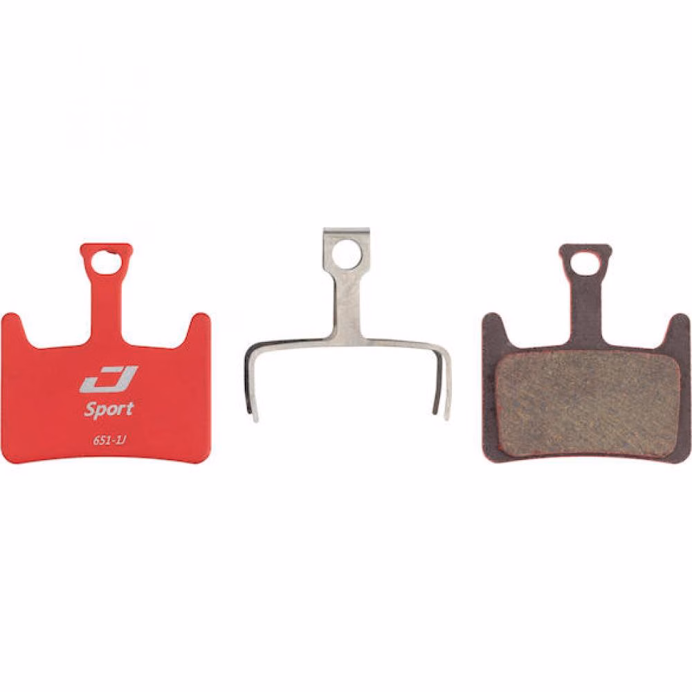 Jagwire Bremsbeläge Disc Sport Semi-Metallic rot - hohe Haltbarkeit für Scheibenbremsen