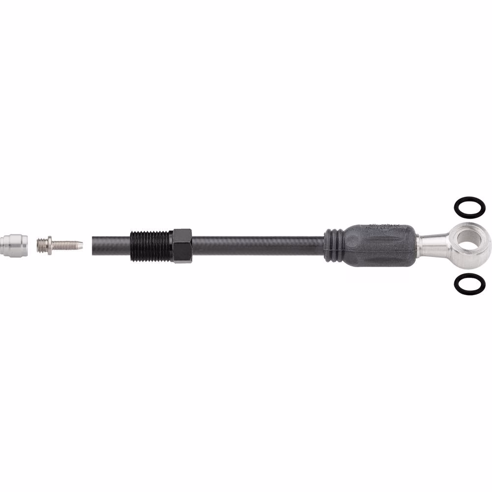Jagwire Bremsleitungsset Sport Hydraulic für DOT 2000 mm Schwarz - zuverlässige Bremsperformance