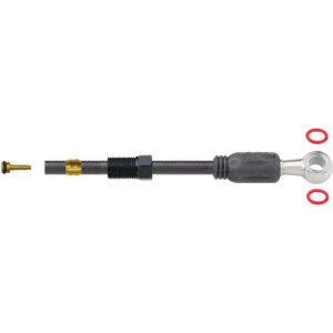 Jagwire Bremsleitungsset Sport Hydraulic für Mineralöl l Schwarz - zuverlässige Bremsperformance