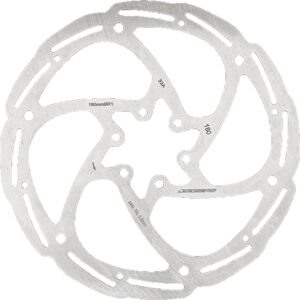 Jagwire Bremsscheibe Basics BR1 6-Loch 160 mm Silber - zuverlässige Bremsleistung