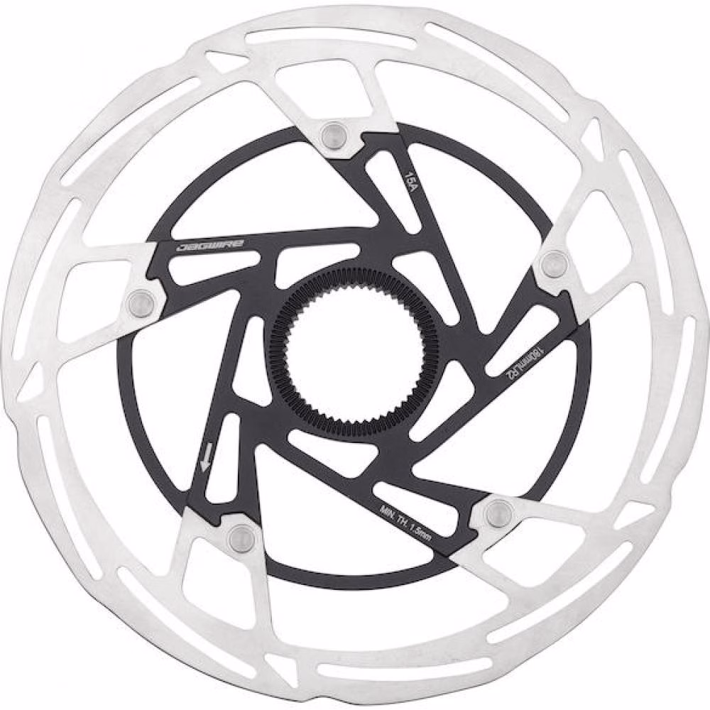 Jagwire Bremsscheibe Pro LR2 Centerlock 180 mm Silber - leise, stark, verzugsarm