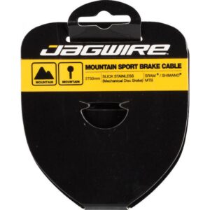 Jagwire Bremszug Mountain Sport Edelstahl geschliffen 1,5 x 2000 mm Silber - Reibungsarme Performance
