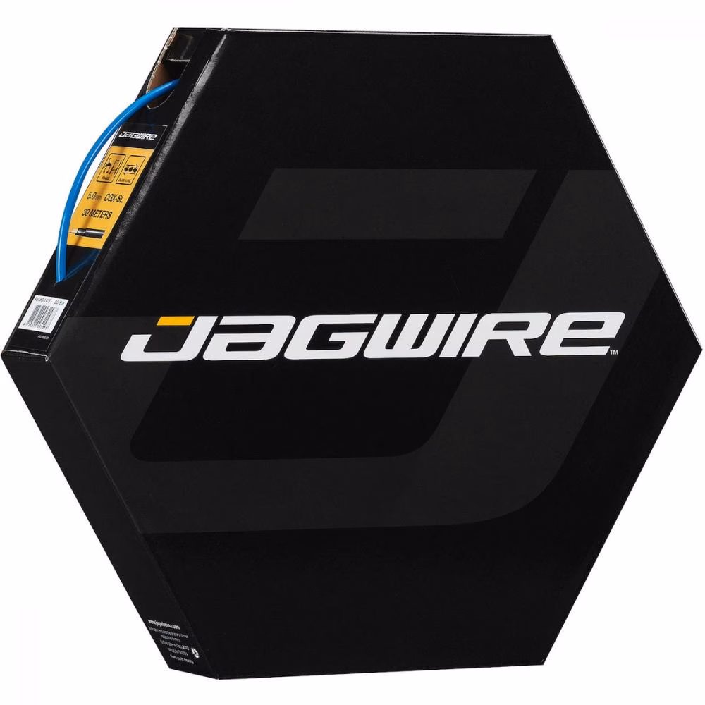 Jagwire CGX-SL Bremszugaußenhülle Ø 5 mm x 30 m Blau - Slick-Lube Liner