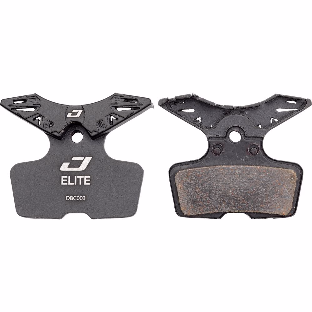 Jagwire Disc Elite Cooling Bremsbeläge Semi-Metallic für SRAM/AVID - Aluminium-Kühlrippen