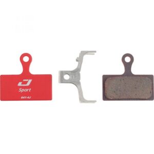 Jagwire Disc Sport Semi-Metallic Bremsbeläge Rot - Langlebige Bremsperformance für Shimano & TRP