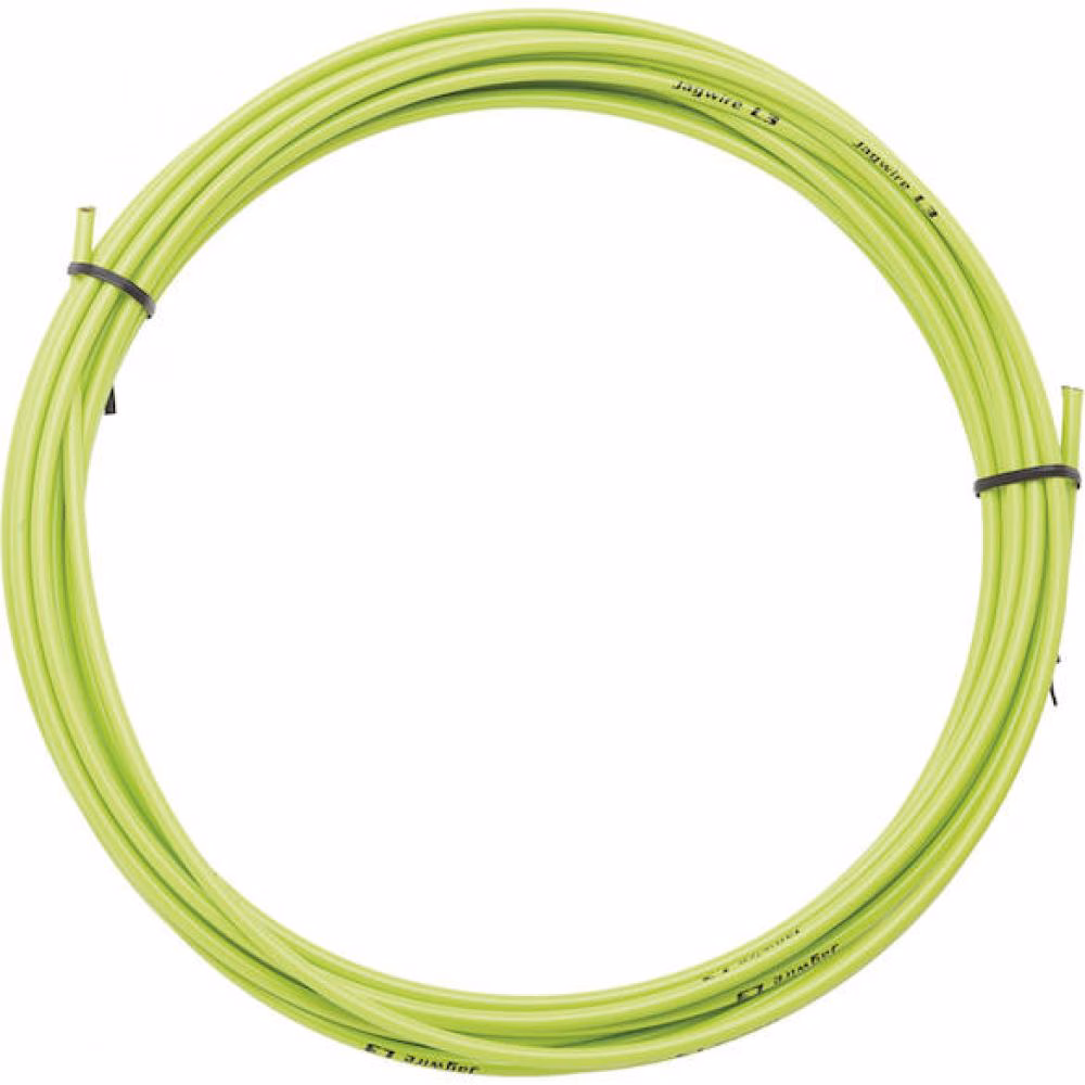Jagwire LEX-SL Schaltzugaußenhülle Ø 4 mm x 10m Grün - Präzises Schalten mit Slick-Lube