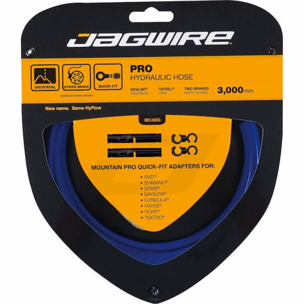 Jagwire Pro Hydraulic Bremsleitung 3000 mm SID-Blau - Kevlar-Verstärkt mit Quick-Fitâ¢