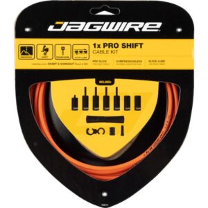 Jagwire Pro Shift 1-fach Schaltzugset Orange - Überragende Performance für MTB & Rennrad