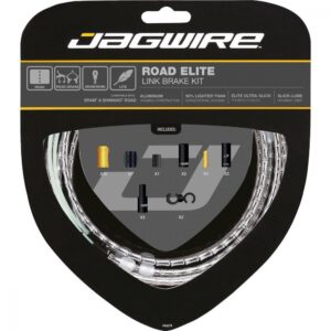 Jagwire Road Elite Link Bremszugset Silber - Leicht & präzise für SRAM/Shimano