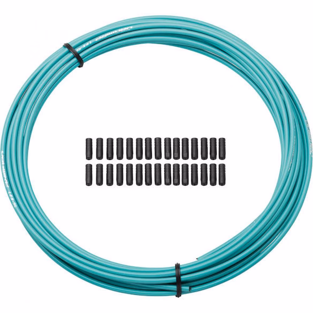 Jagwire Schaltzugaußenhülle LEX-SL 10 m Ø 4 mm x 10m Bianchi Celeste - präzise Schaltperformance