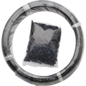 Jagwire Schaltzugaußenhülle LEX 50 m 4 mm x 200 m Schwarz - langlebige Werkstattrolle