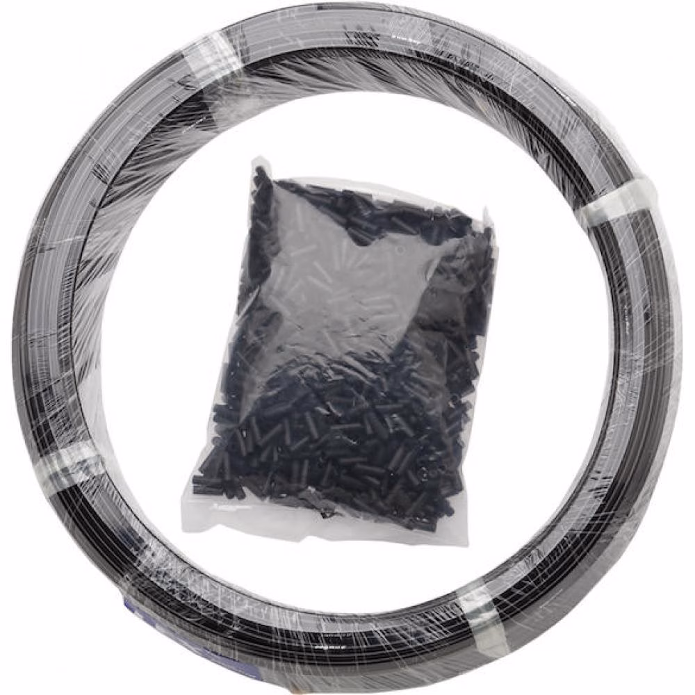 Jagwire Schaltzugaußenhülle LEX 50 m 4 mm x 200 m Schwarz - langlebige Werkstattrolle