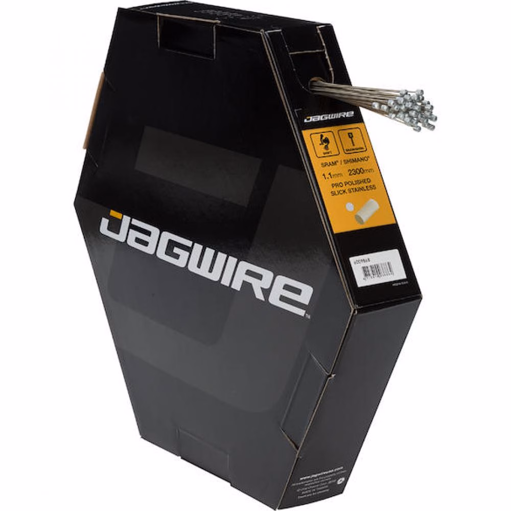 Jagwire Schaltzug Pro Slick polished 1,1 x 2300 mm Gold - extrem geschmeidige Schaltperformance