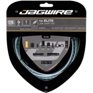 Jagwire Schaltzugset Road & Mountain Elite Link 1x Ltd. Celeste - präzise Schaltperformance