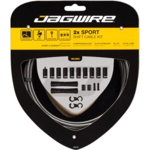 Jagwire Schaltzugset Road & Mountain Sport Universal Grau - präzise Schaltperformance