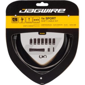 Jagwire Schaltzugset Road & Mountain Sport Universal Schwarz - präzise Schaltperformance