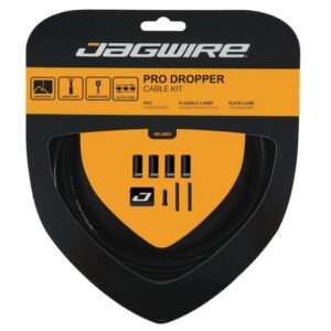 Jagwire Zugset Pro Dropper für Variostützen 1700/2000 mm Schwarz - leichtgängige Ansteuerung
