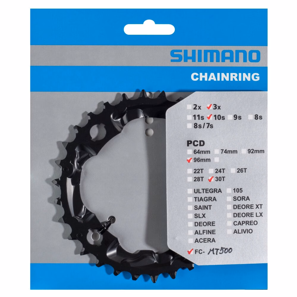 Kettenblätter FC-MT500/FC-M523, 30 Zähne, 96 mm, Stahl