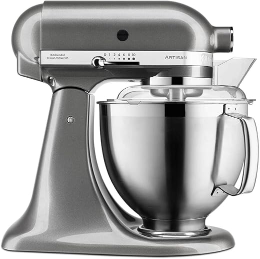 Kitchenaid 5KSM185PSEMS 4,8l Küchenmaschine, grau