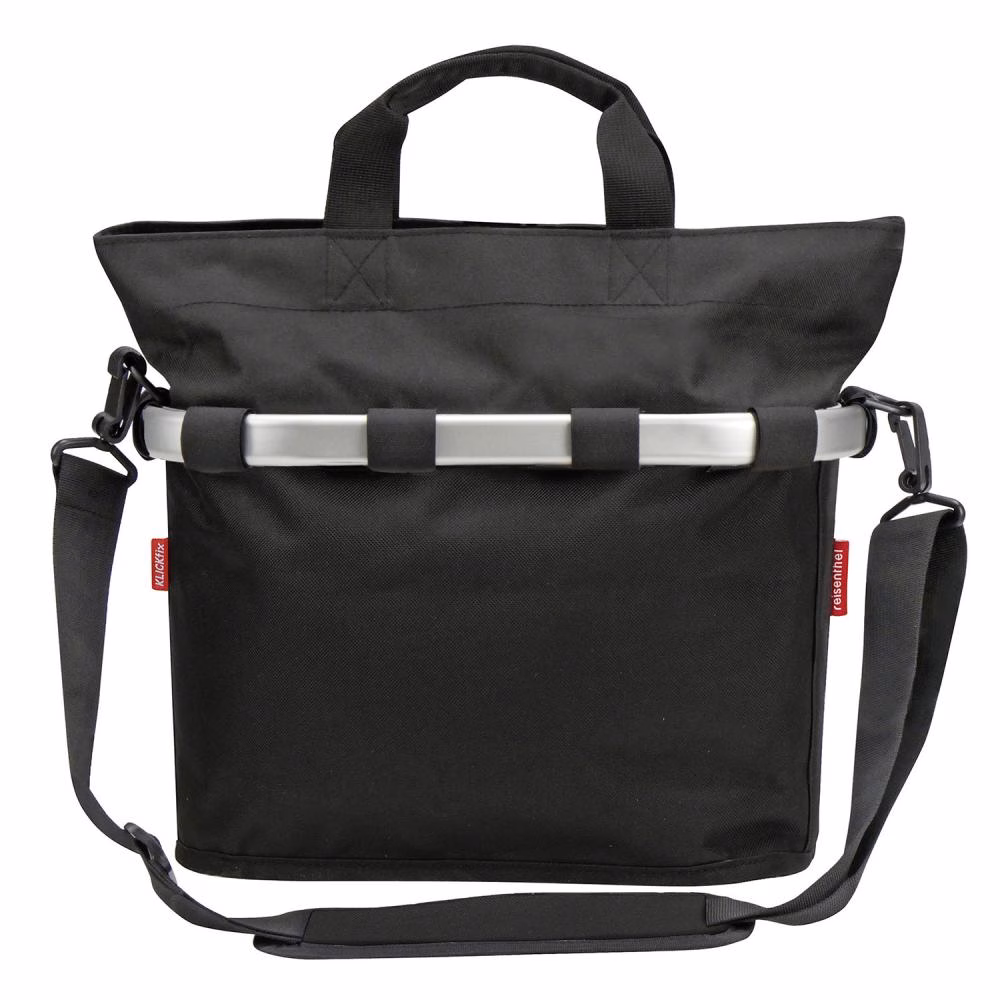 KLICKfix City-Tasche Bikebasket oval Reisenthel schwarz 17,5x31x34 cm