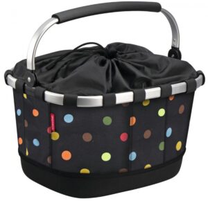 KLICKfix Fahrradkorb Carrybag GT dots für Racktime 42x28x33 cm