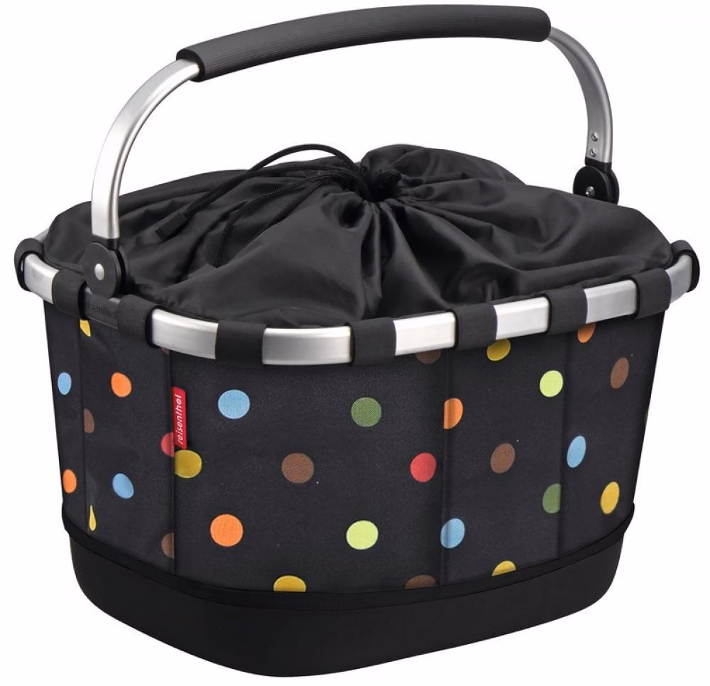 KLICKfix Fahrradkorb Carrybag GT dots für Racktime 42x28x33 cm