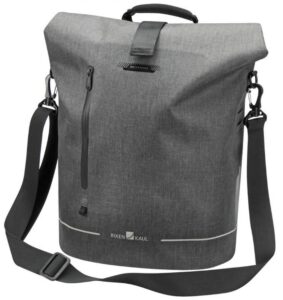 KLICKfix Gepäckträgertasche Lightpack GT wasserdicht grau Größe 40x34x18 cm 16l