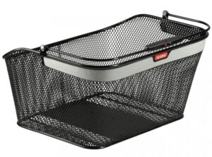 KLICKfix Hinterradkorb City Reflect GTA schwarz 40x20x30 cm