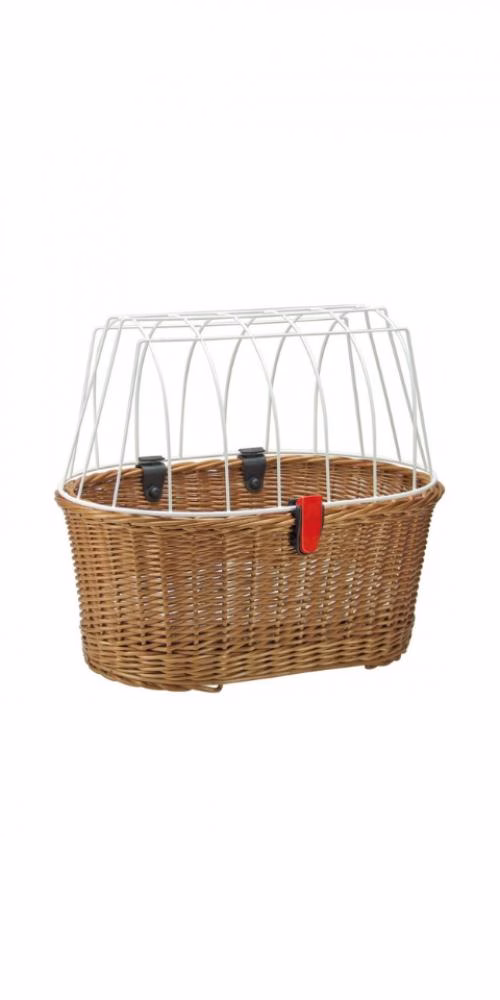 KLICKfix Hundeshopper Doggy Basket Korbklip braun 45x52x36 cm